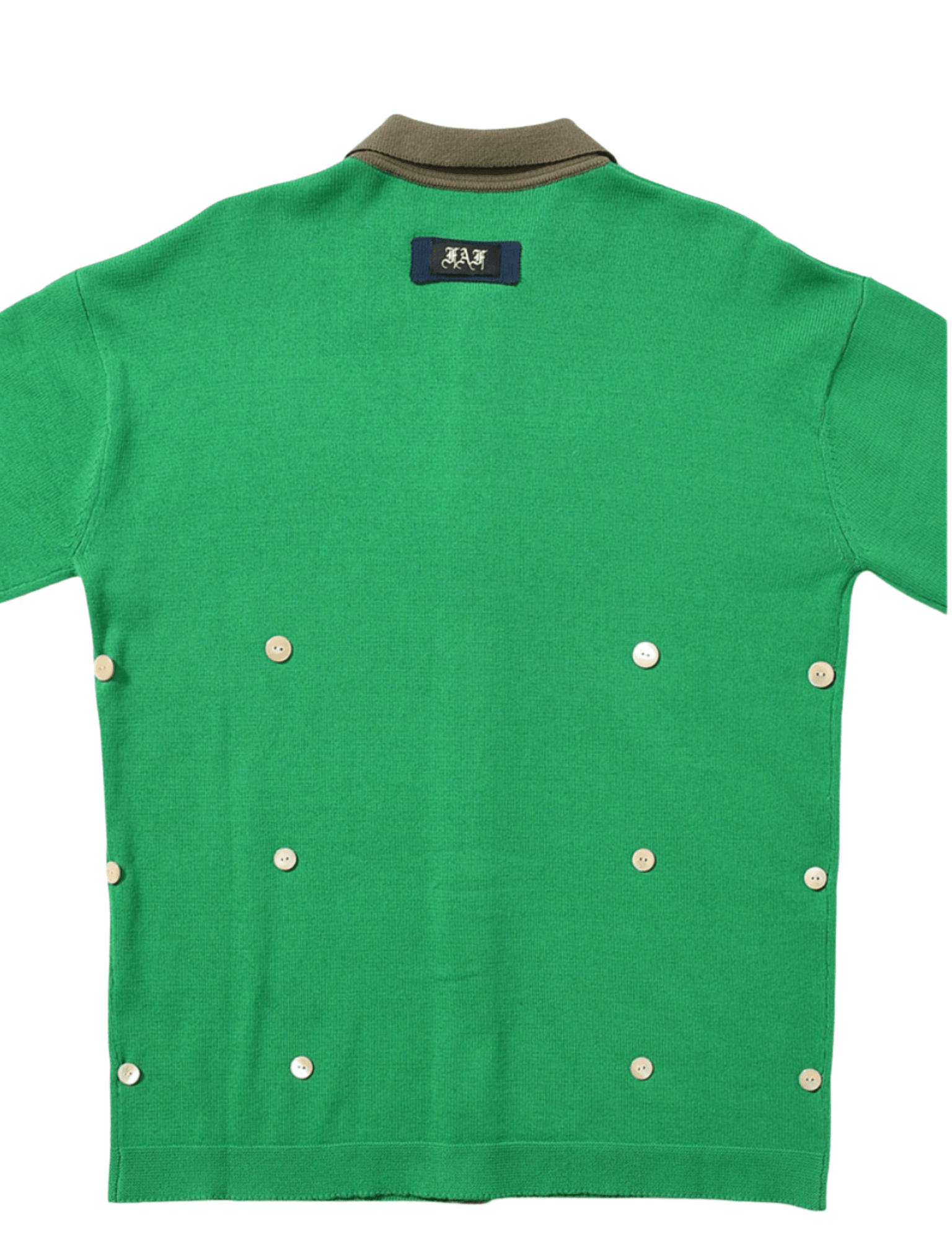 Knit Polo Green - LIKELIHOOD