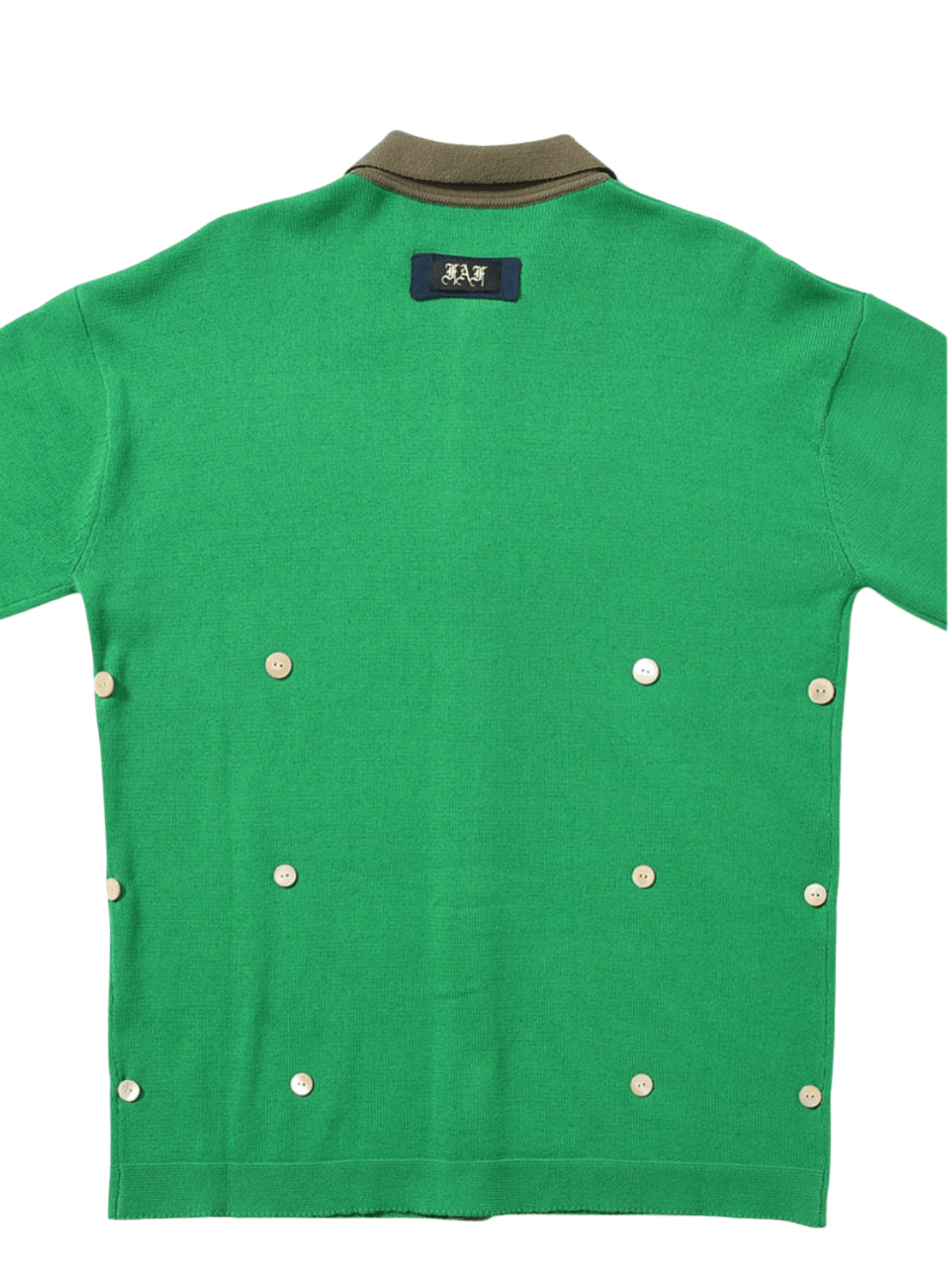 Knit Polo Green - LIKELIHOOD