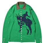 Knit Polo Green - LIKELIHOOD