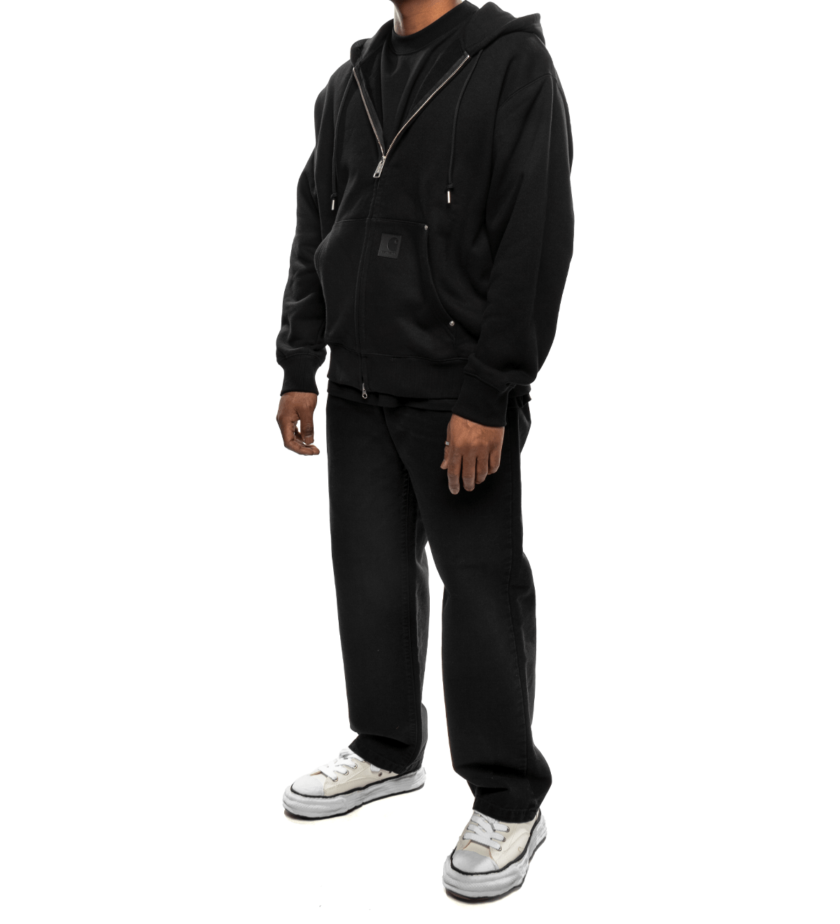 Landon Pant Stone Canvas Black - LIKELIHOOD