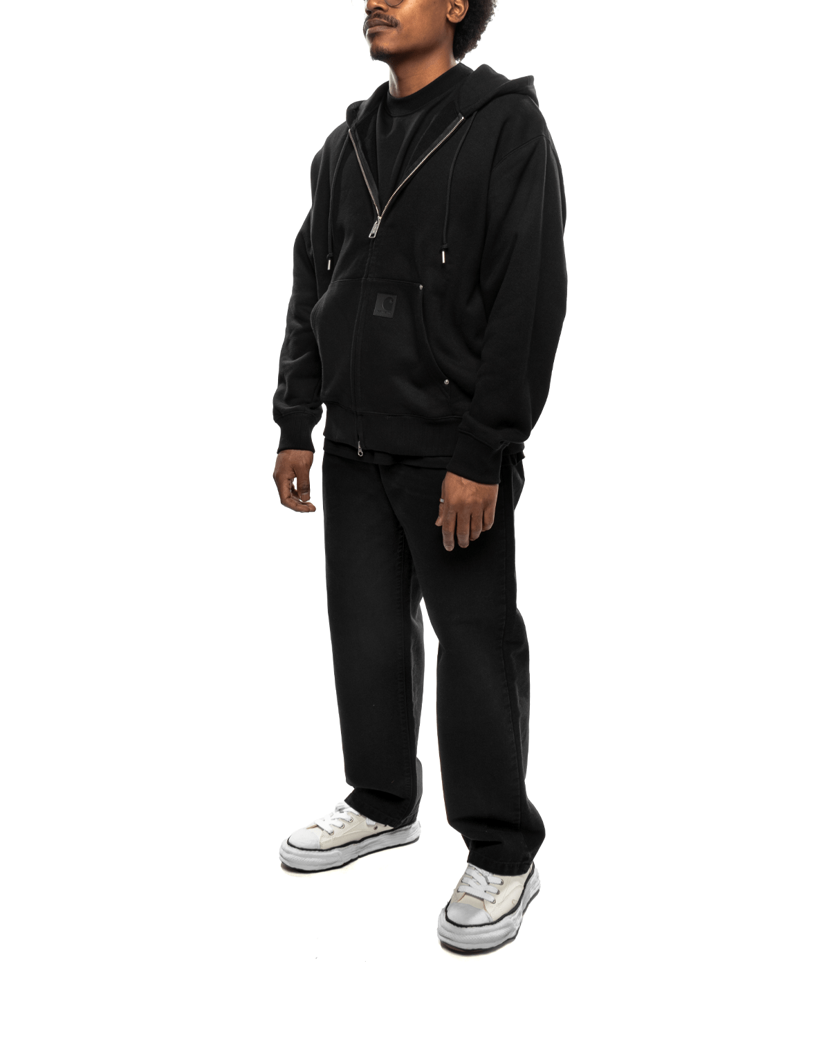 Landon Pant Stone Canvas Black - LIKELIHOOD