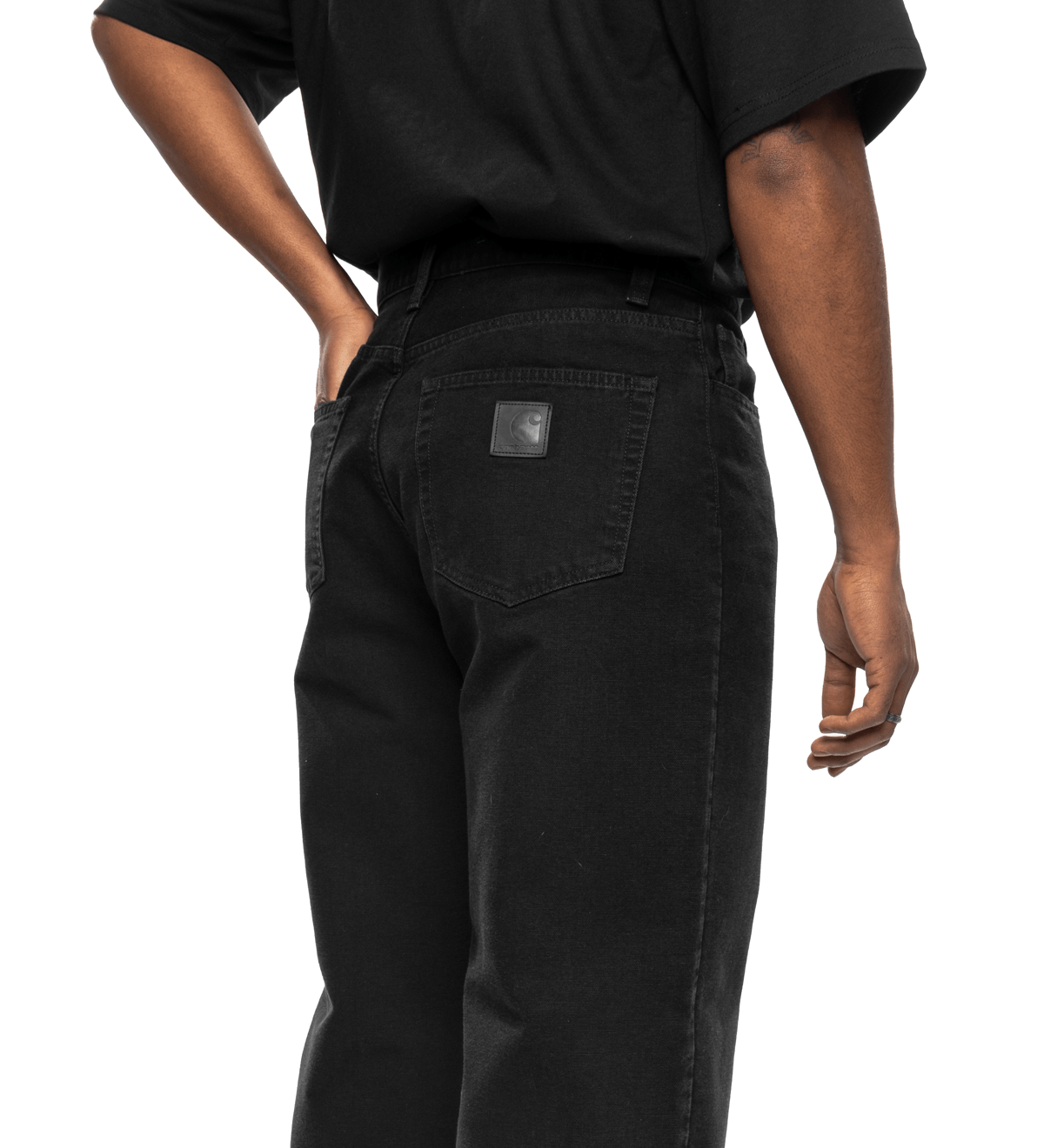 Landon Pant Stone Canvas Black - LIKELIHOOD