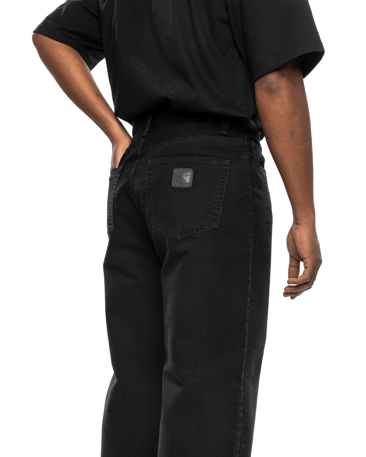 Landon Pant Stone Canvas Black - LIKELIHOOD