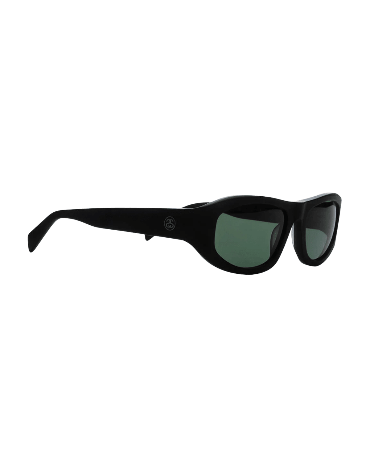Landon Sunglasses Matte Black/Green - LIKELIHOOD
