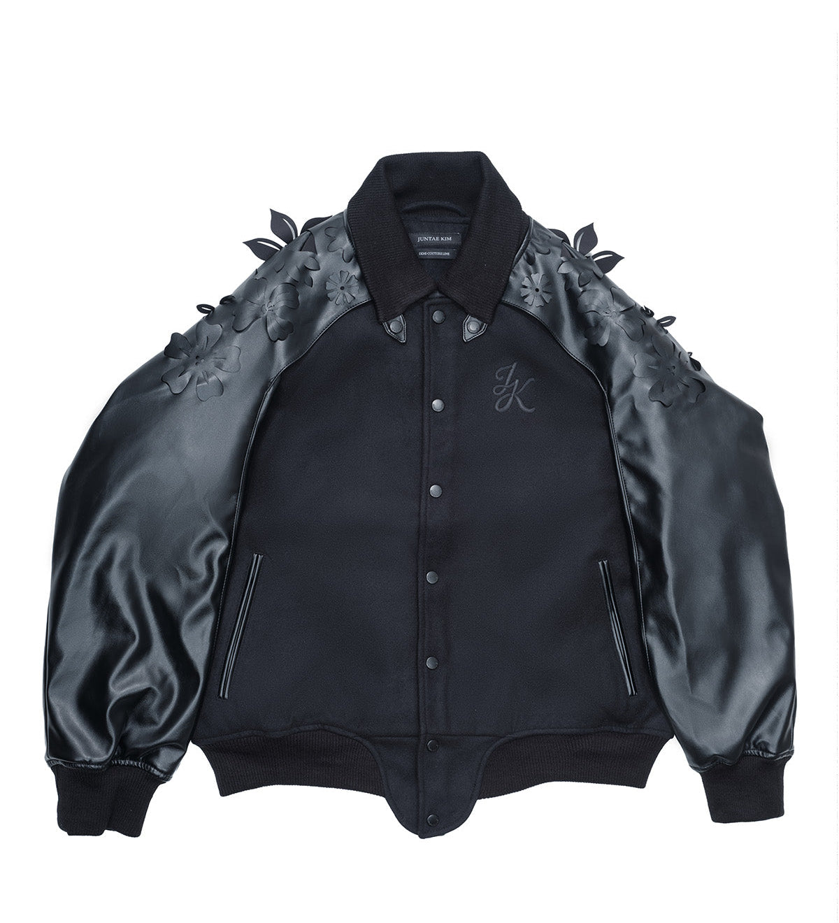 Laser - Cut Flower Varsity Jacket - LIKELIHOOD