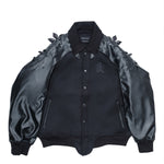 Laser - Cut Flower Varsity Jacket - LIKELIHOOD