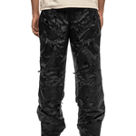 Laser - slashed Petal Trousers Black - LIKELIHOOD