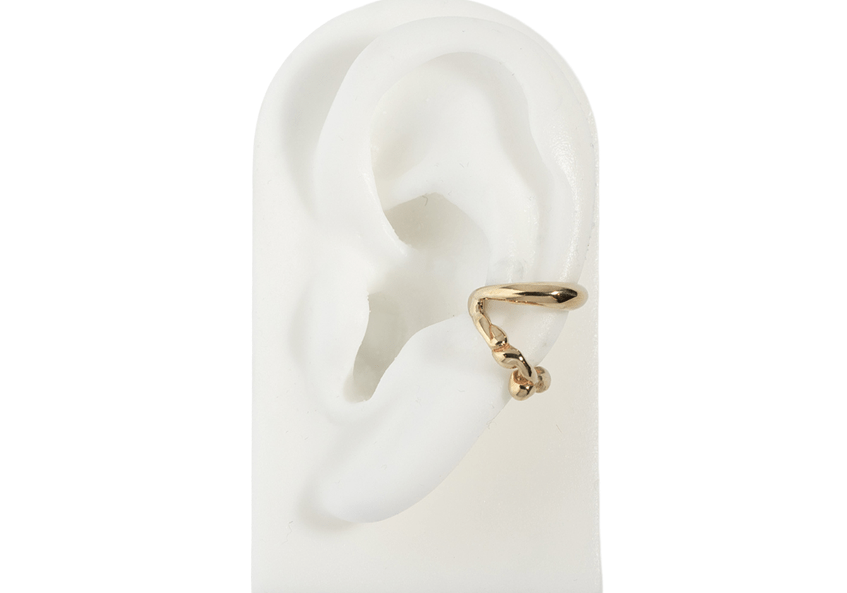 LAVA Double Ear Cuff Gold Plated - LIKELIHOOD