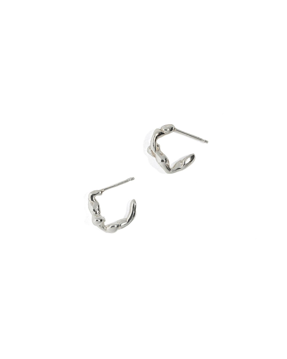 FARIS LAVA Hoop Small Silver – LIKELIHOOD