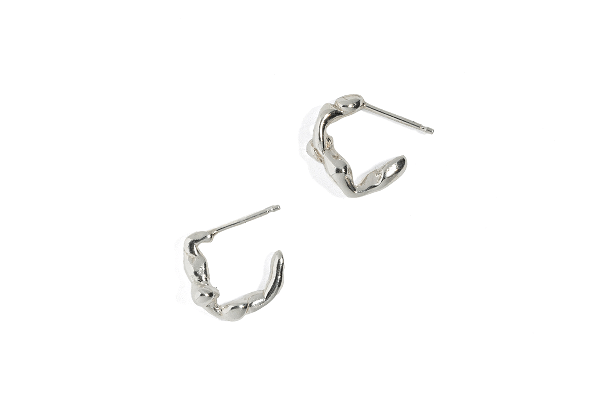 LAVA Hoop Small Silver - LIKELIHOOD