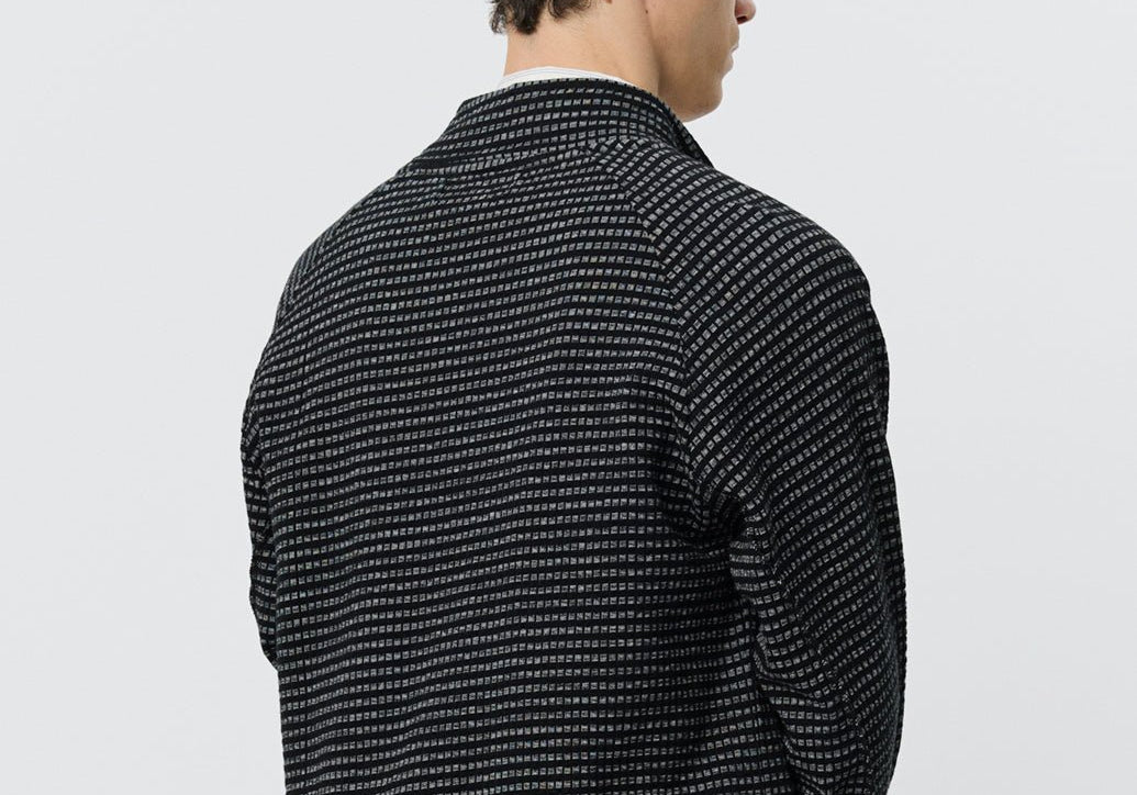 Leisure Zip Up Black Experienced Check - LIKELIHOOD