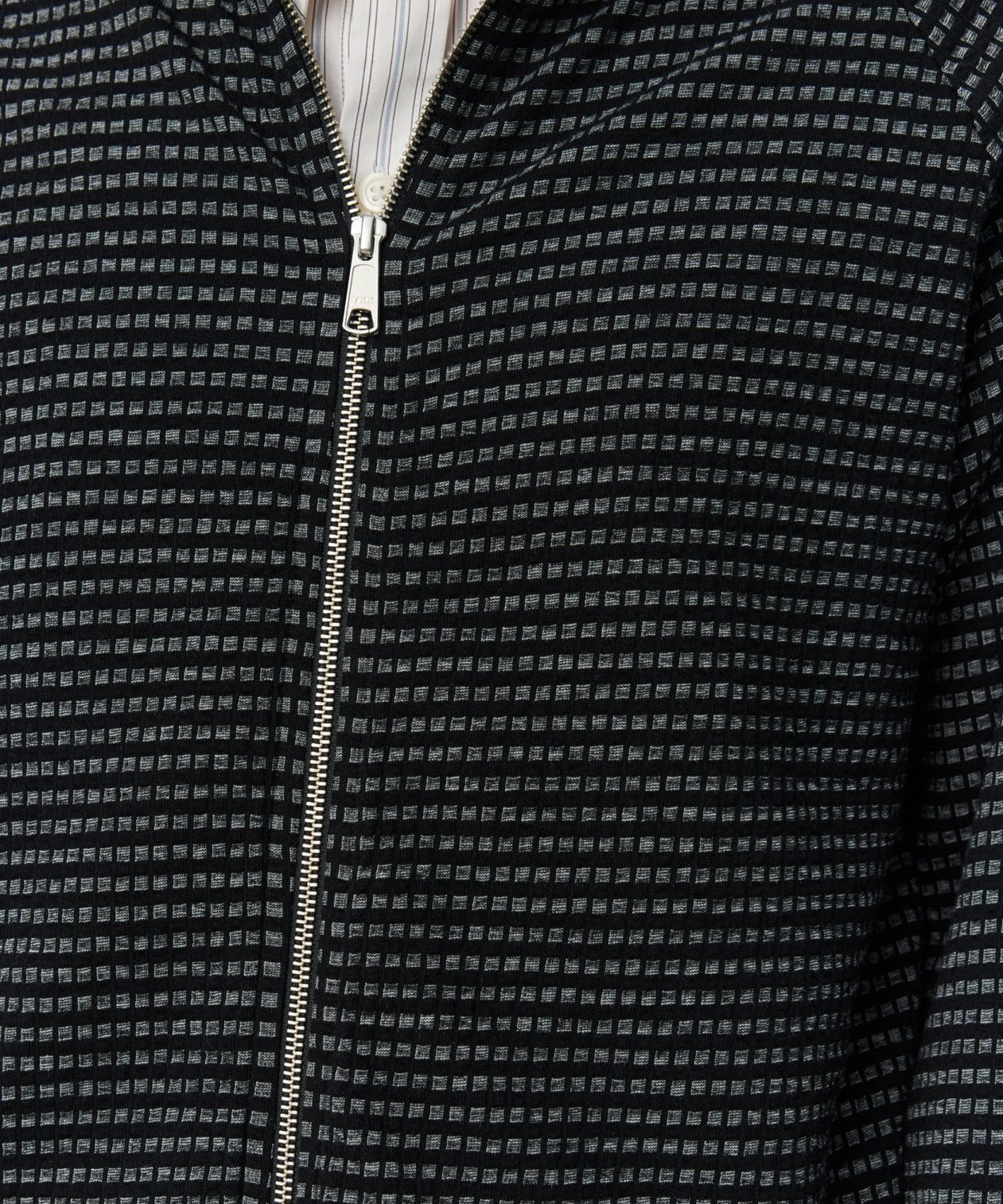 Leisure Zip Up Black Experienced Check - LIKELIHOOD