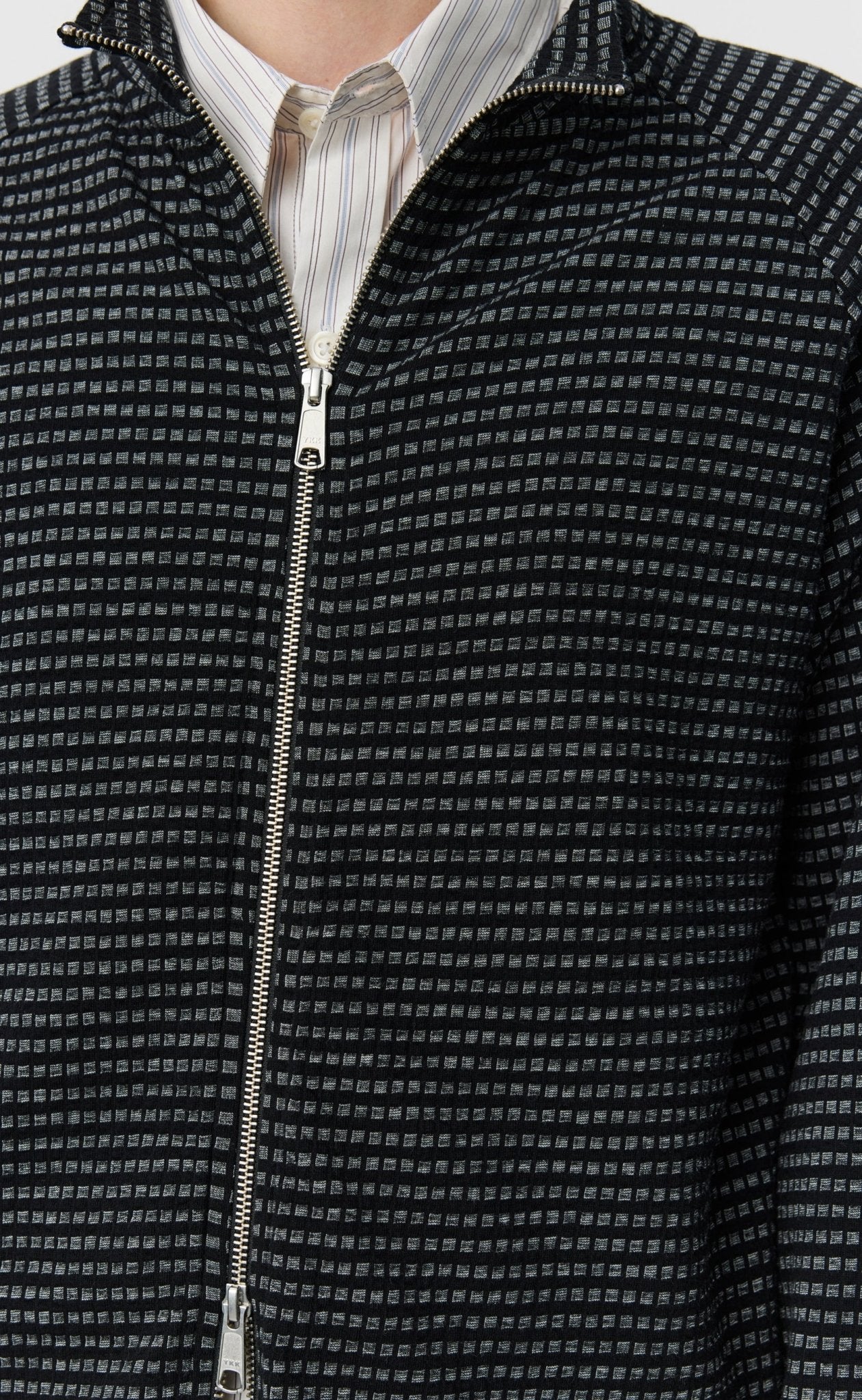 Leisure Zip Up Black Experienced Check - LIKELIHOOD