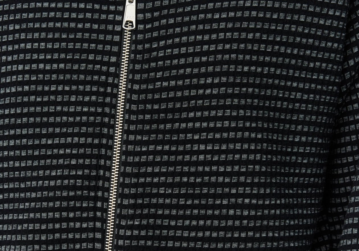 Leisure Zip Up Black Experienced Check - LIKELIHOOD