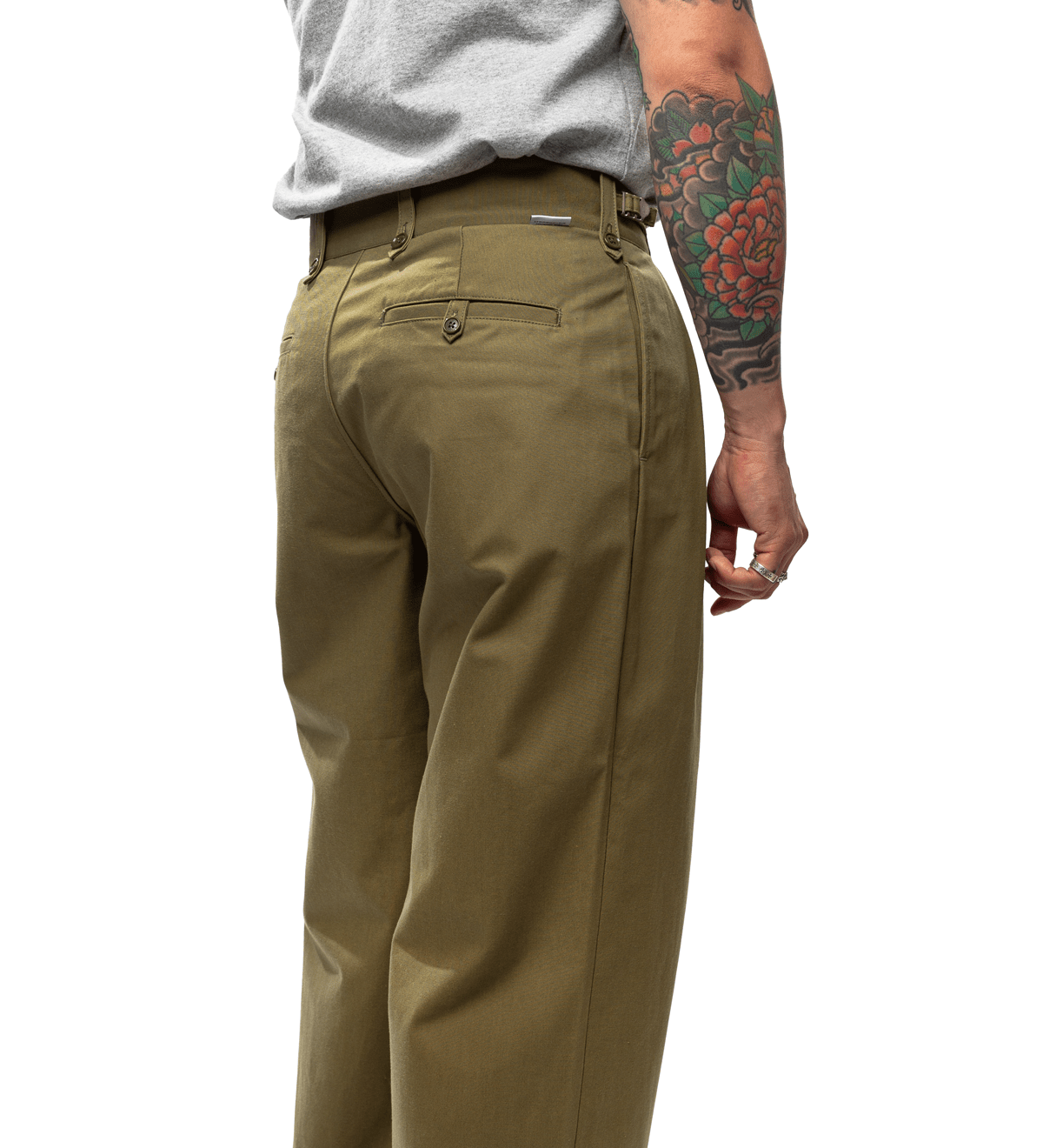 Lez / Gluca / Trousers / Cotton. CNVS Olive Drab - LIKELIHOOD