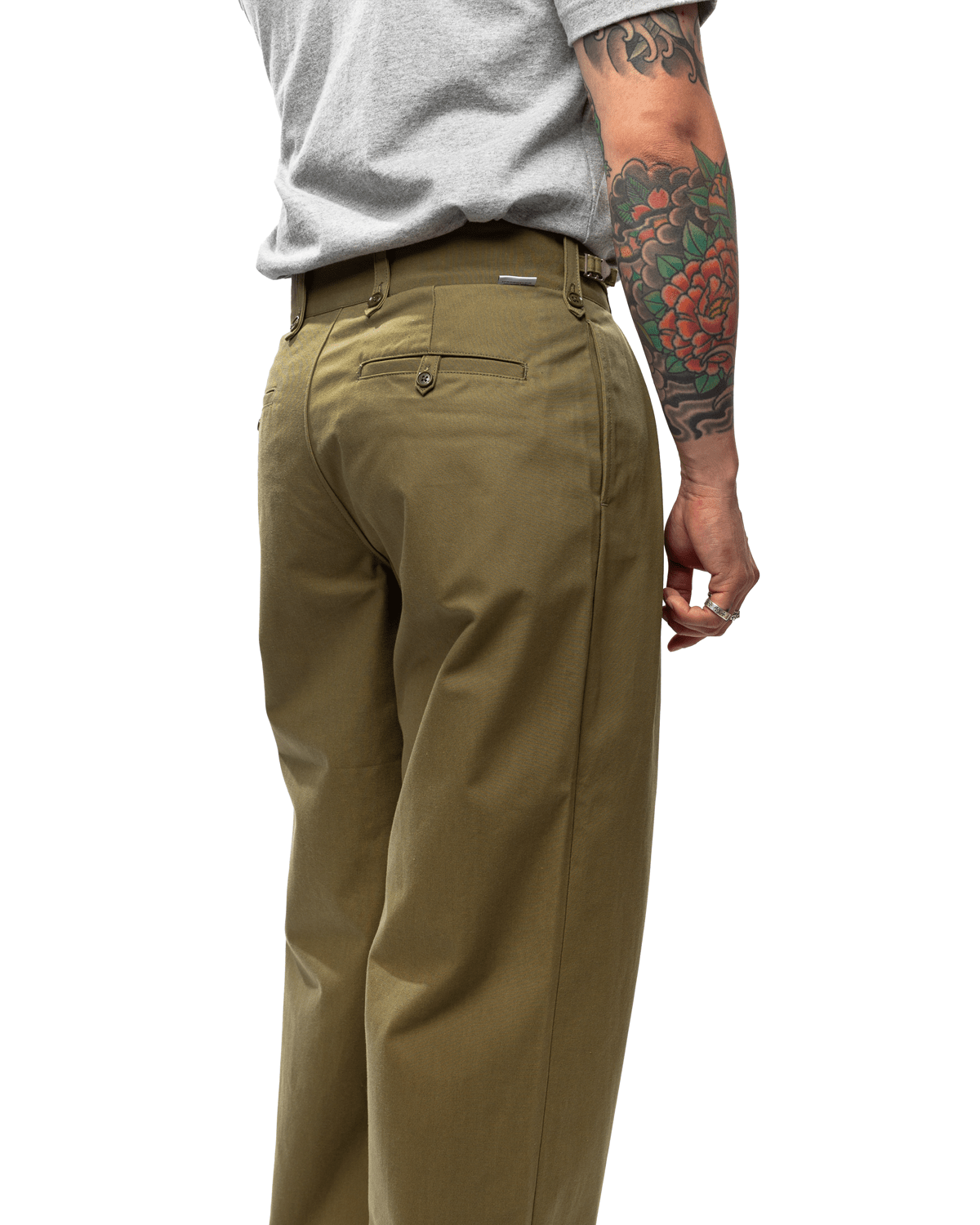 Lez / Gluca / Trousers / Cotton. CNVS Olive Drab - LIKELIHOOD