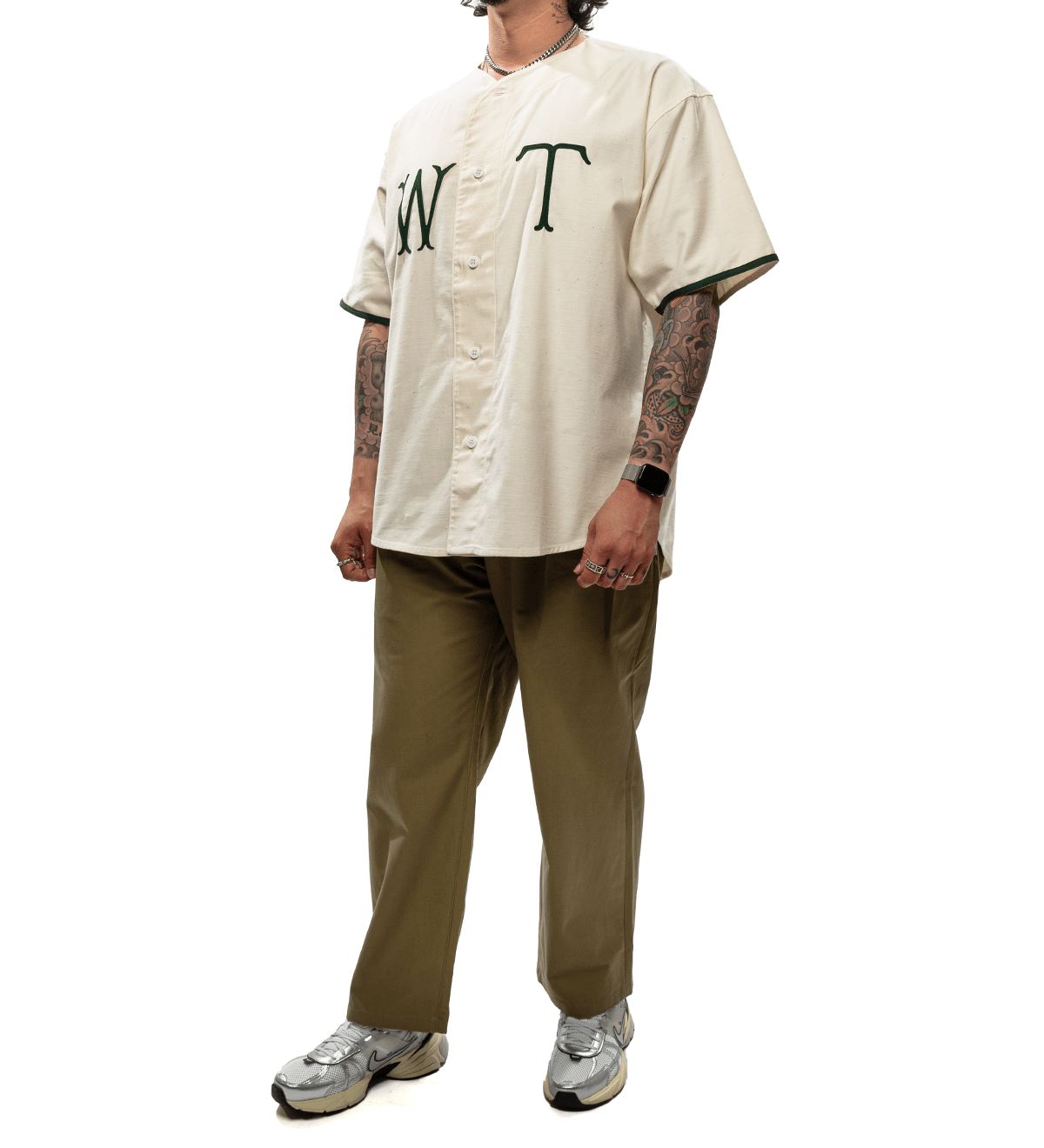 Lez / Gluca / Trousers / Cotton. CNVS Olive Drab - LIKELIHOOD