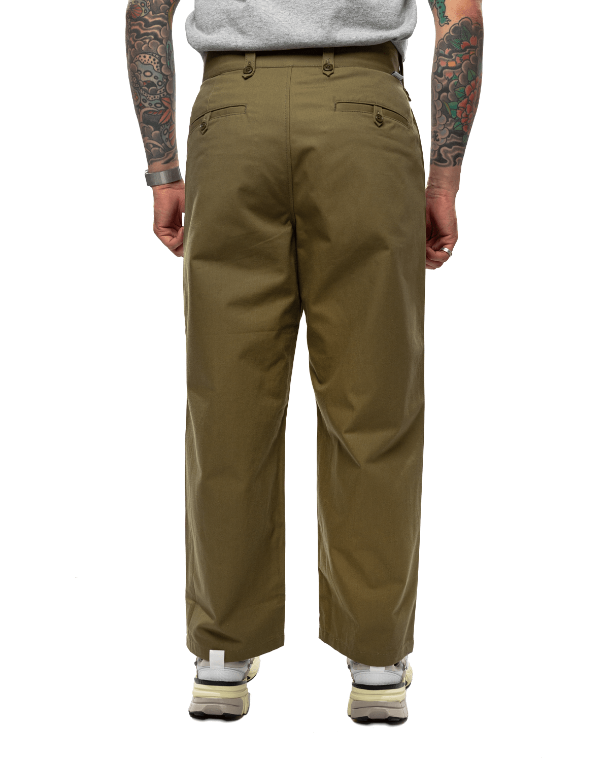 Lez / Gluca / Trousers / Cotton. CNVS Olive Drab - LIKELIHOOD