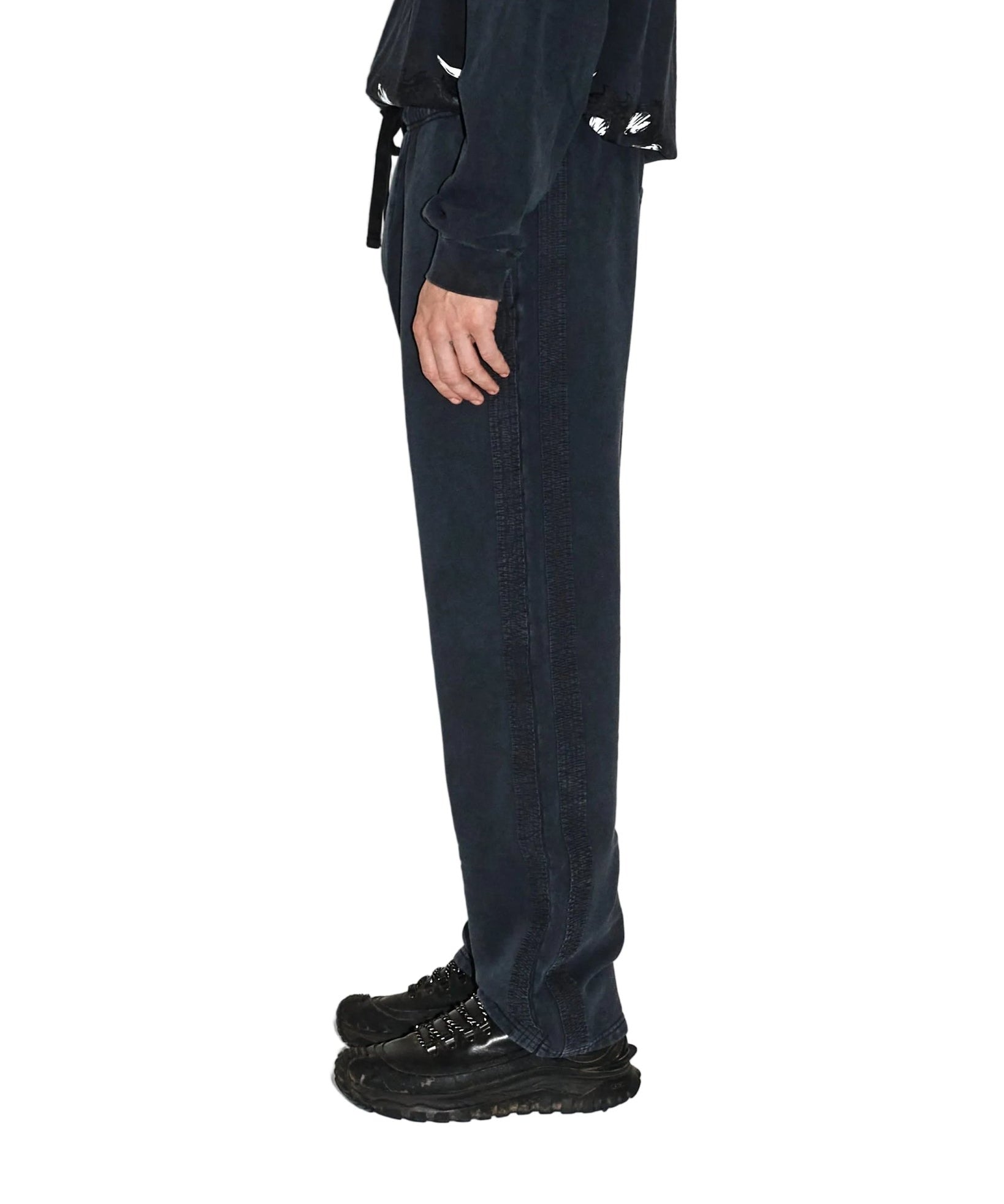 Lian Straight Hem Pants Pirate Black - LIKELIHOOD