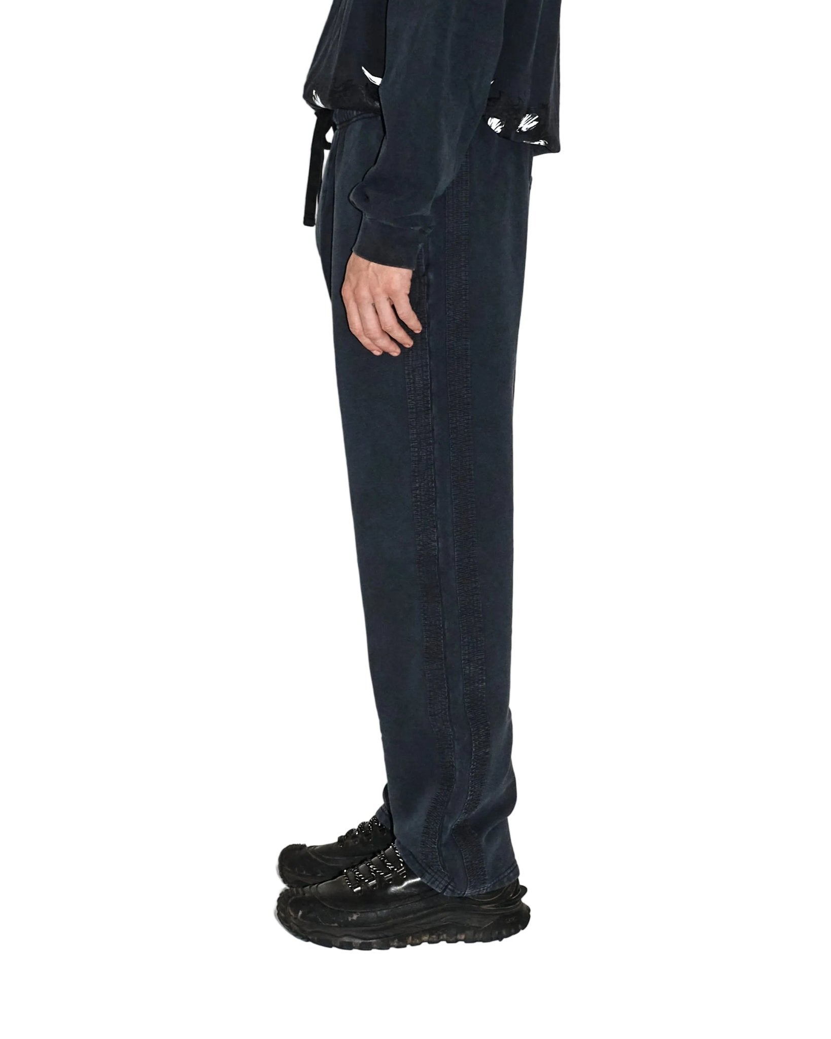 Lian Straight Hem Pants Pirate Black - LIKELIHOOD