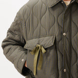 Quilted Pocket Jacket Checkered
