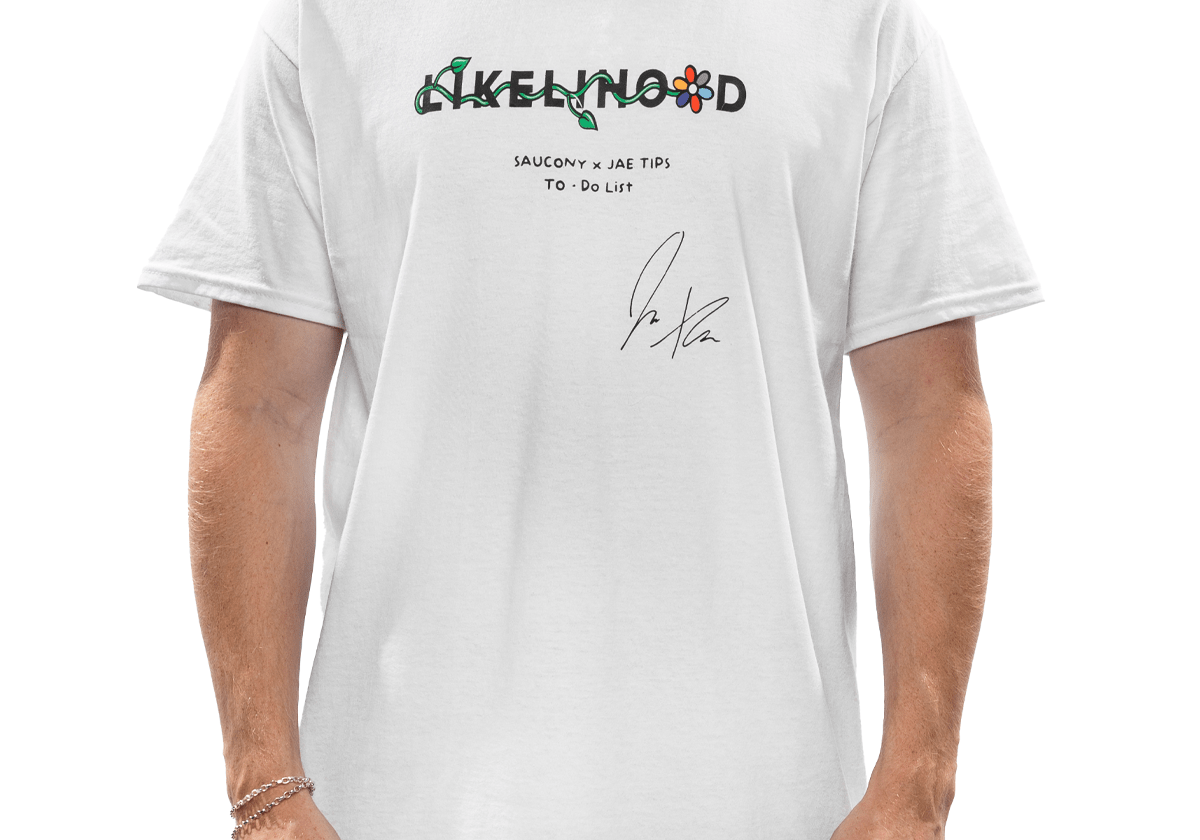 LIKELIHOOD x Jae Tips Tee White - LIKELIHOOD