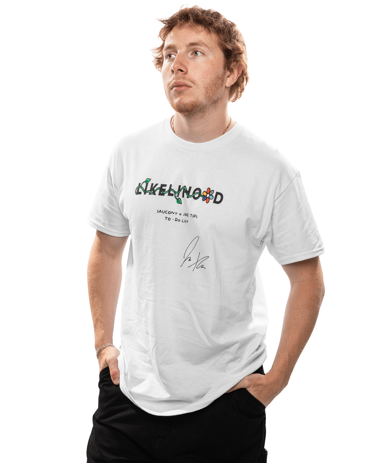 LIKELIHOOD x Jae Tips Tee White - LIKELIHOOD