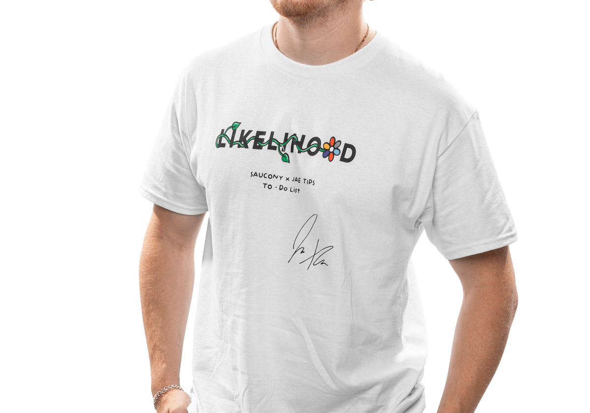 LIKELIHOOD x Jae Tips Tee White - LIKELIHOOD