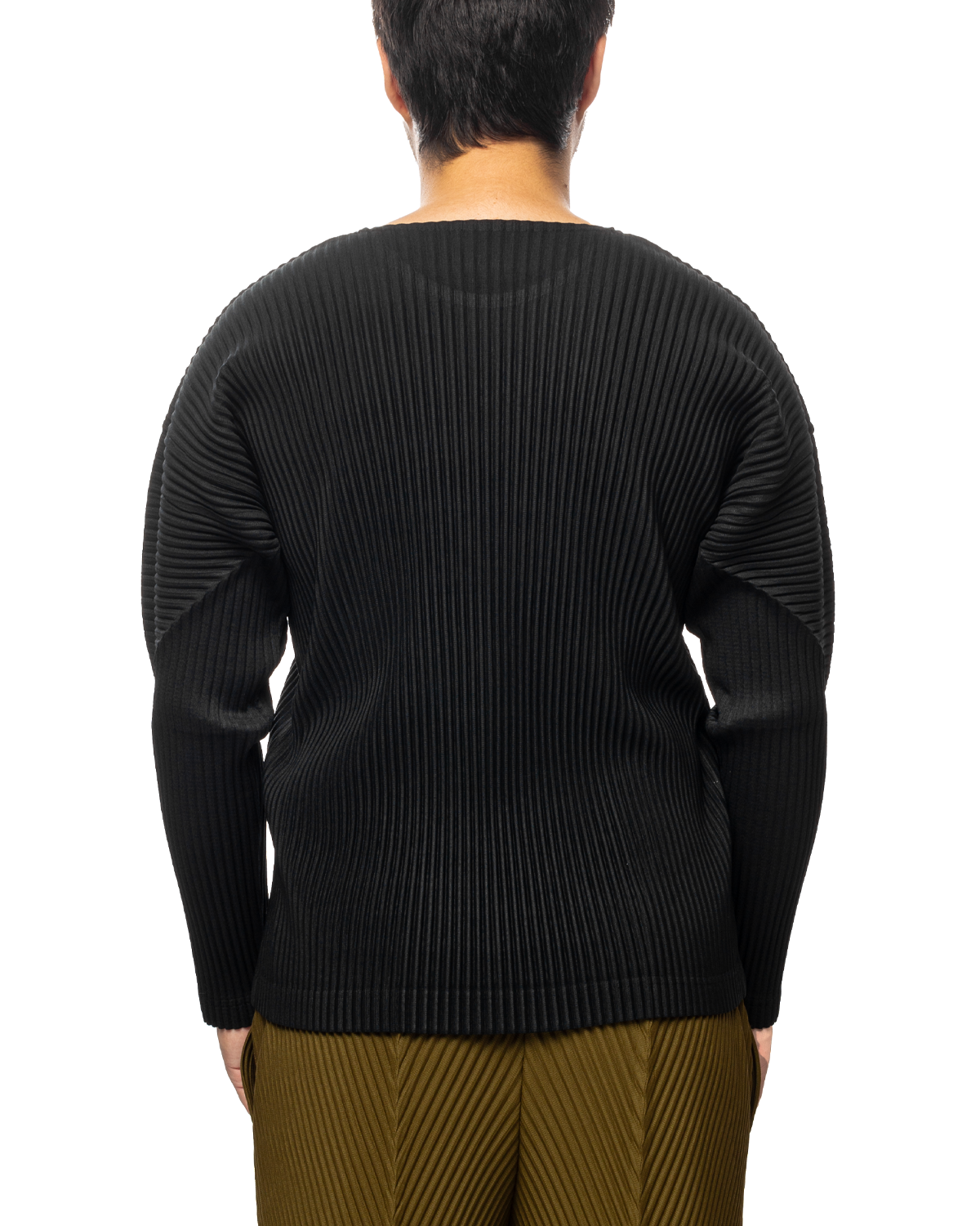 Homme Plissé Issey Miyake Relaxed Pleat Basics Pants Black