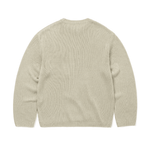 Loose Gauge Knit Crew Dusty Ivory - LIKELIHOOD