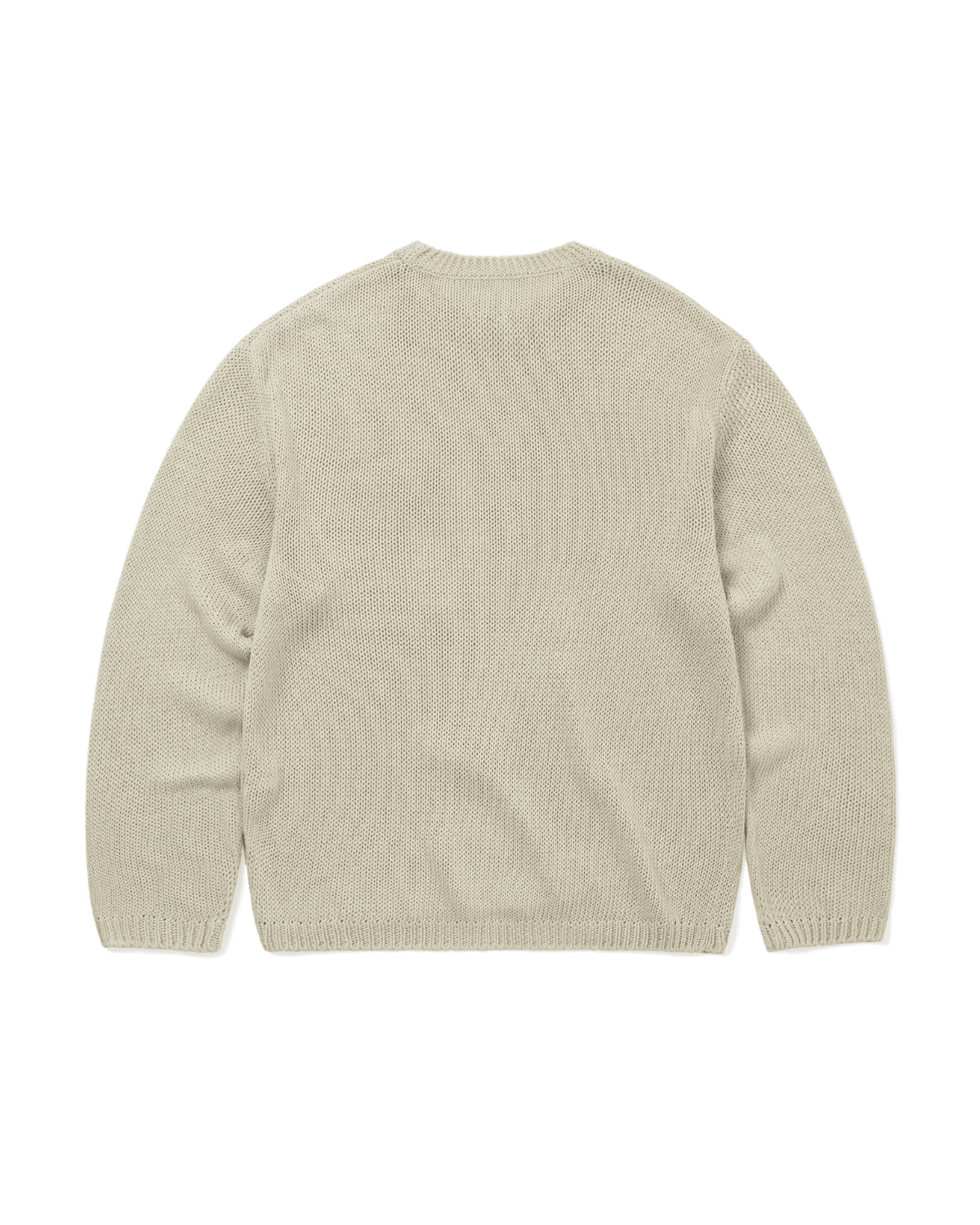 Loose Gauge Knit Crew Dusty Ivory - LIKELIHOOD