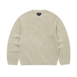 Loose Gauge Knit Crew Dusty Ivory - LIKELIHOOD
