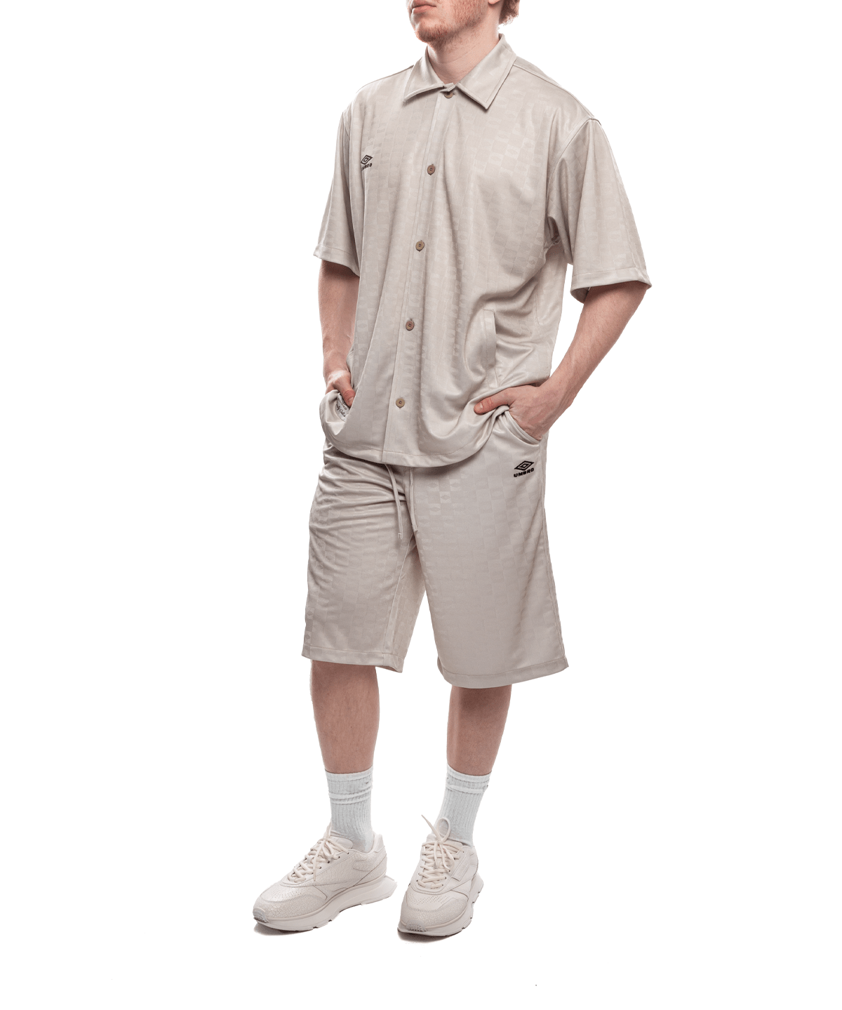 Loose Shorts Jacquard Tidal Foam - LIKELIHOOD
