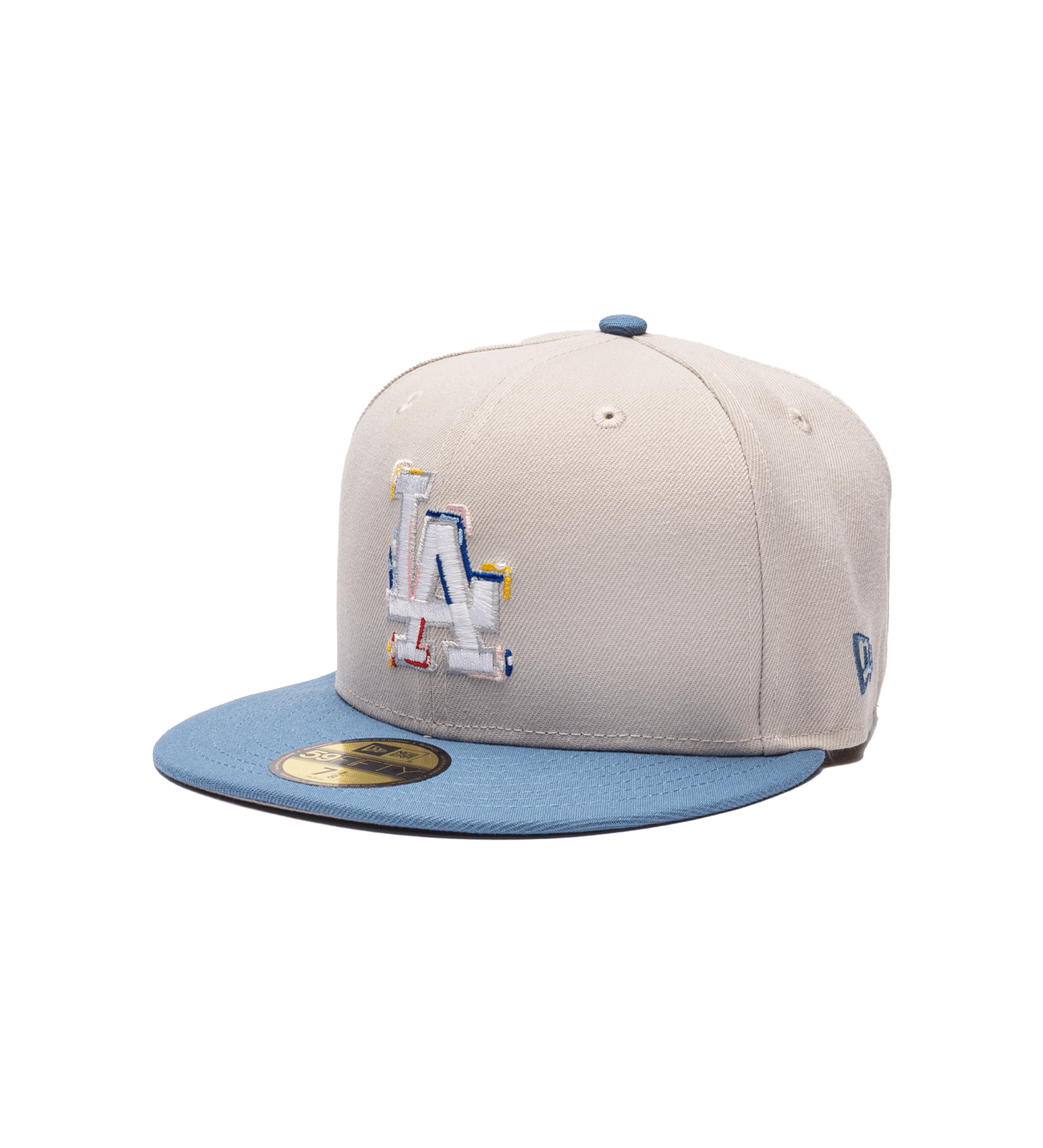 Los Angeles Dodgers Color Brush Fitted Hat - LIKELIHOOD
