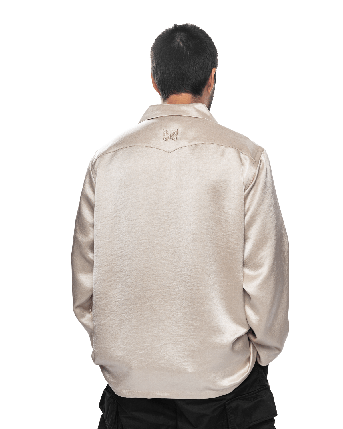 L/S Cowboy One - Up Shirt Beige - LIKELIHOOD