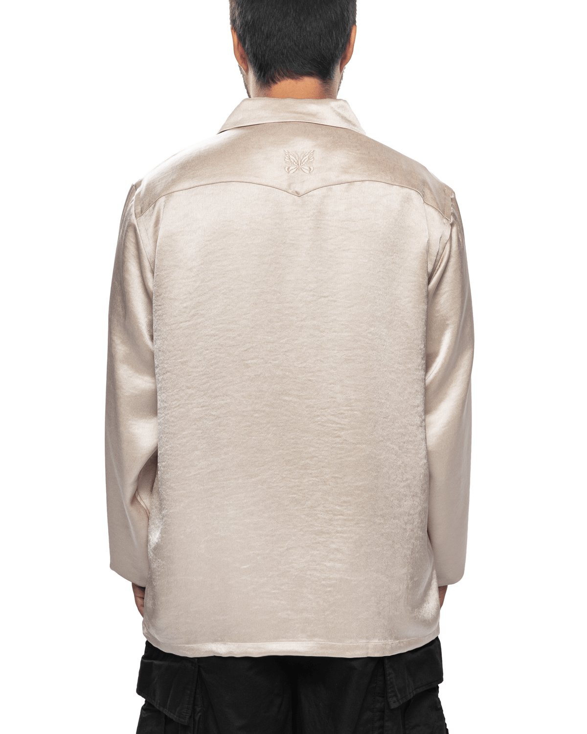 L/S Cowboy One - Up Shirt Beige - LIKELIHOOD