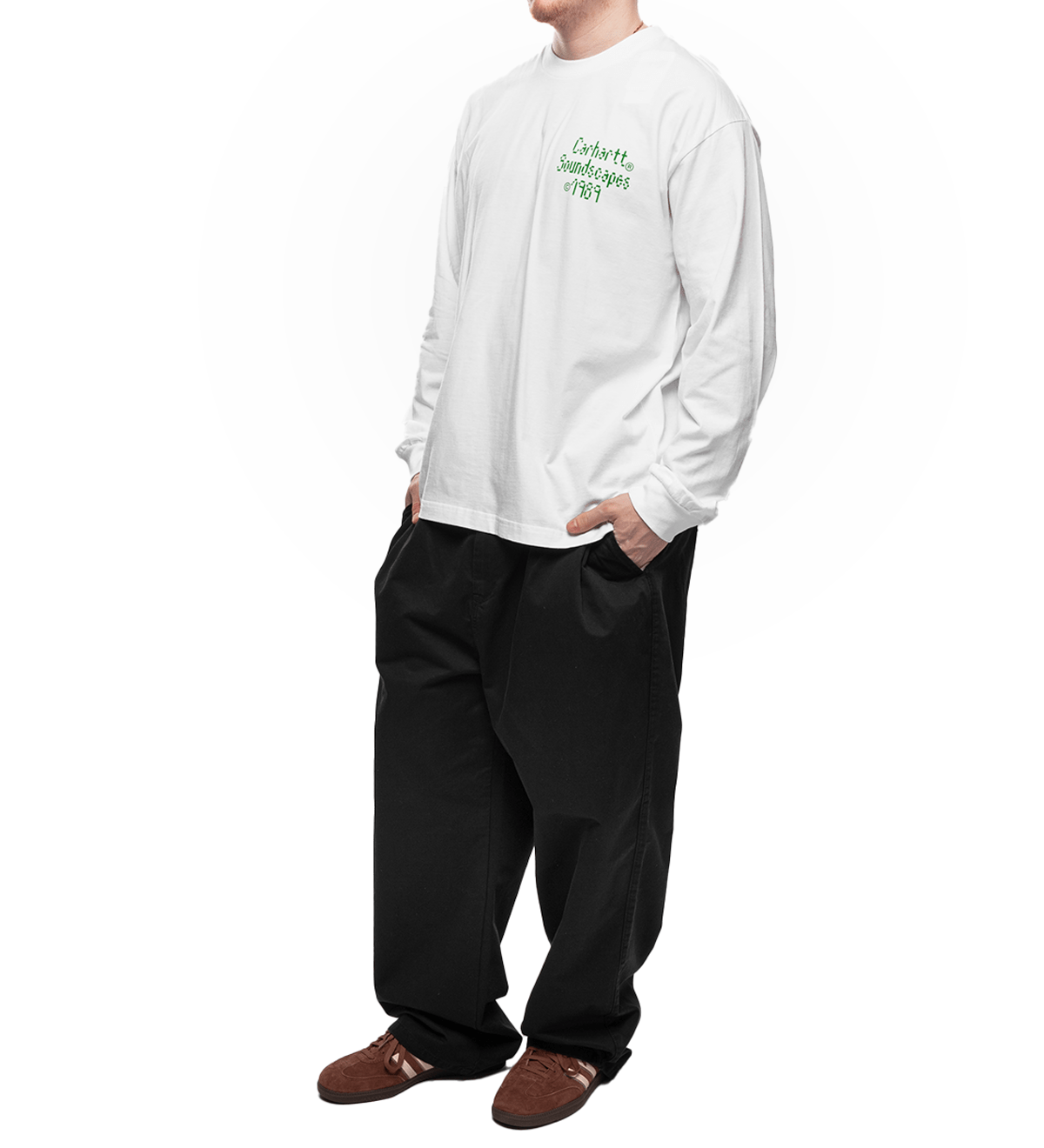 L/S Soundface T-Shirt White - LIKELIHOOD