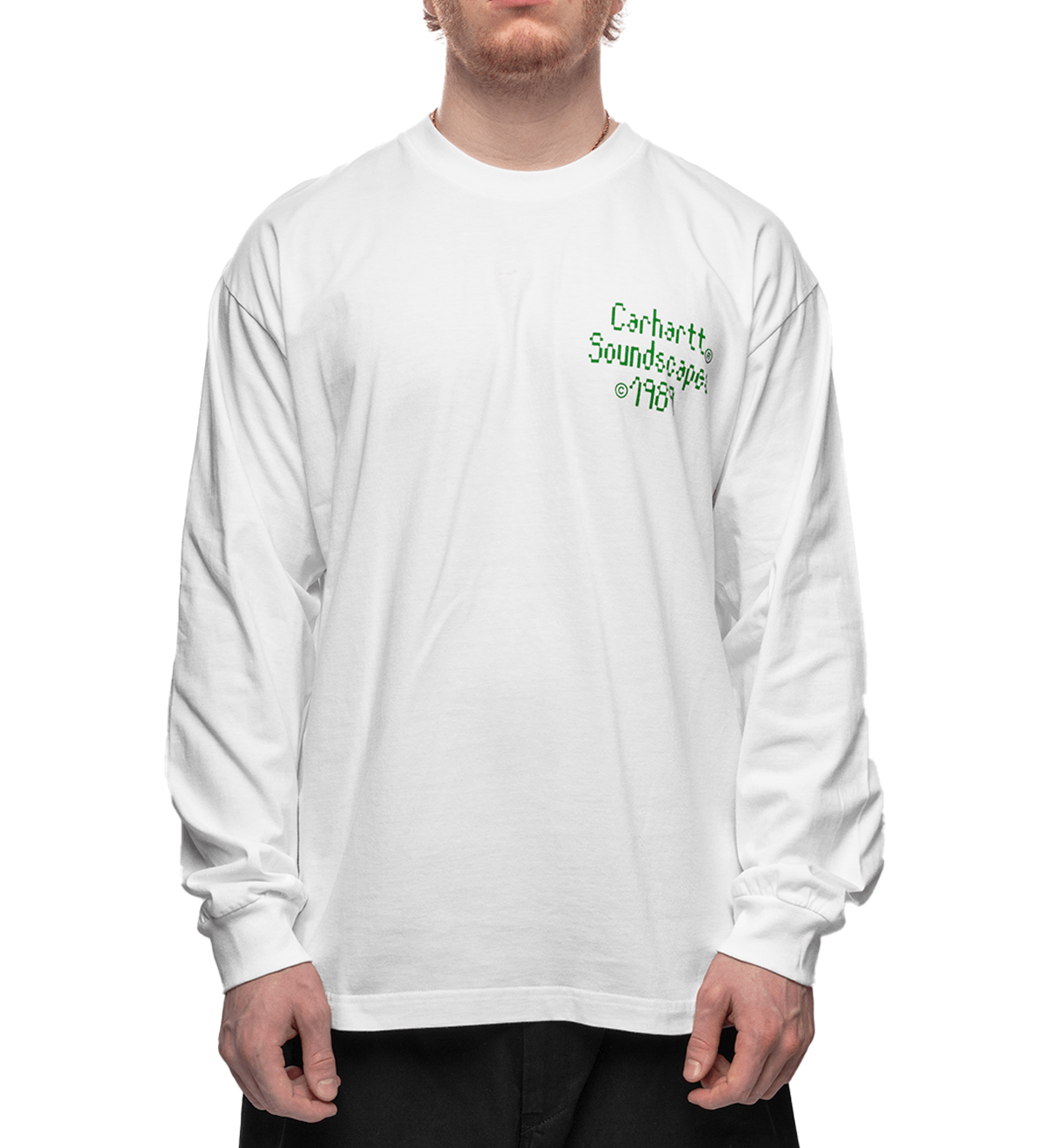 L/S Soundface T-Shirt White - LIKELIHOOD