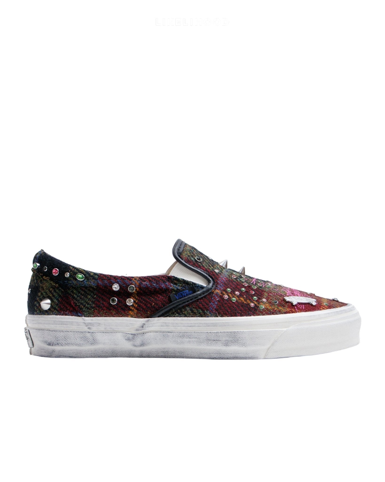 LX Classic Slip-On 98 Harris Tweed Red/Multi - LIKELIHOOD