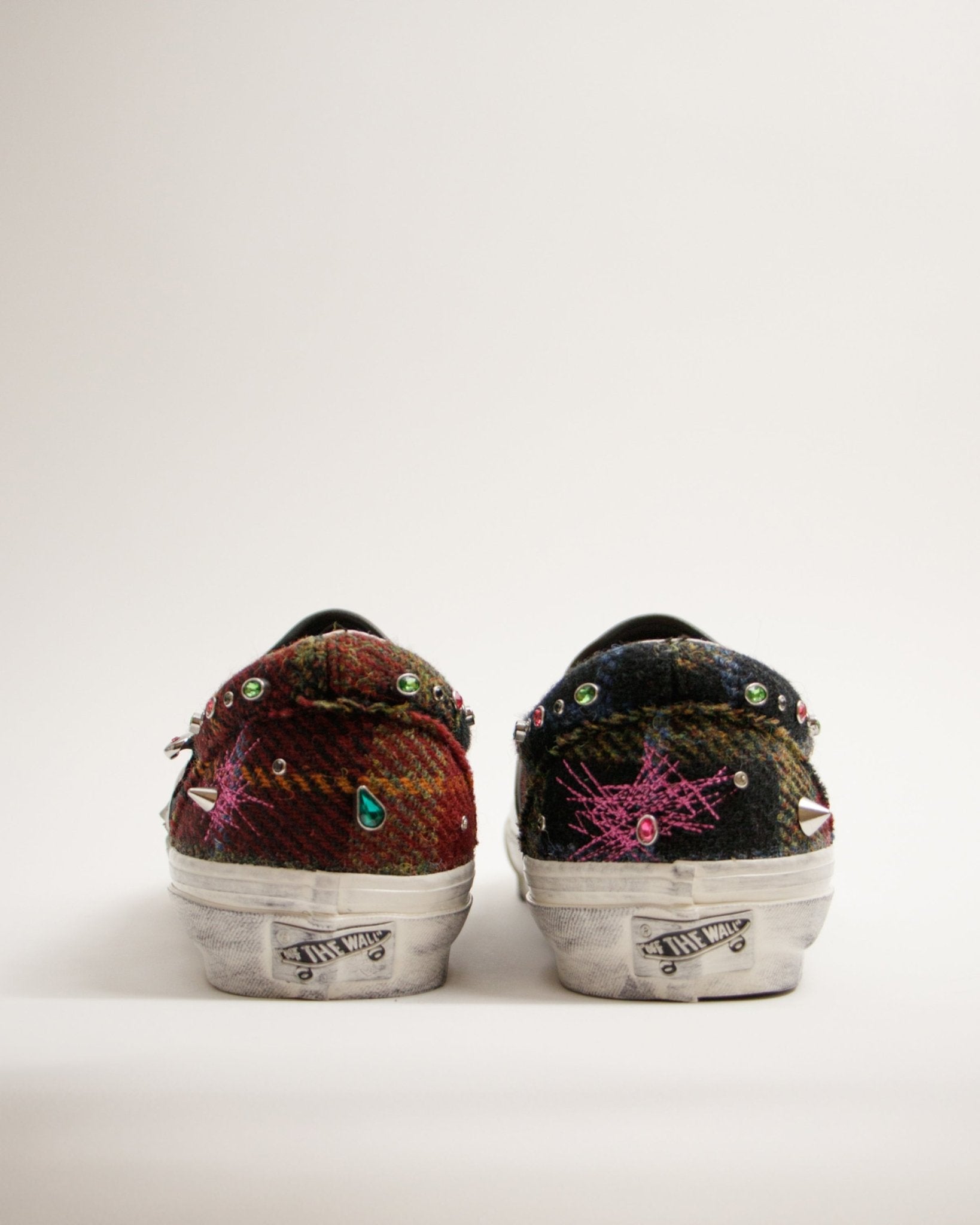 LX Classic Slip-On 98 Harris Tweed Red/Multi - LIKELIHOOD