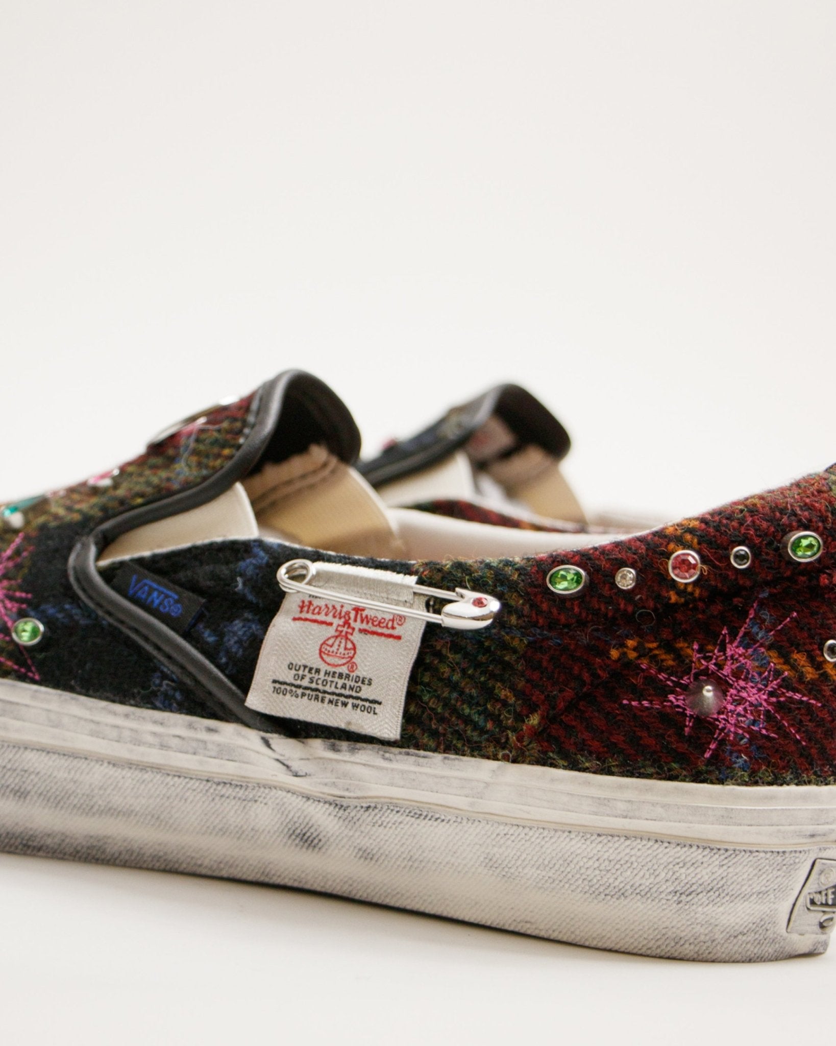 LX Classic Slip-On 98 Harris Tweed Red/Multi - LIKELIHOOD