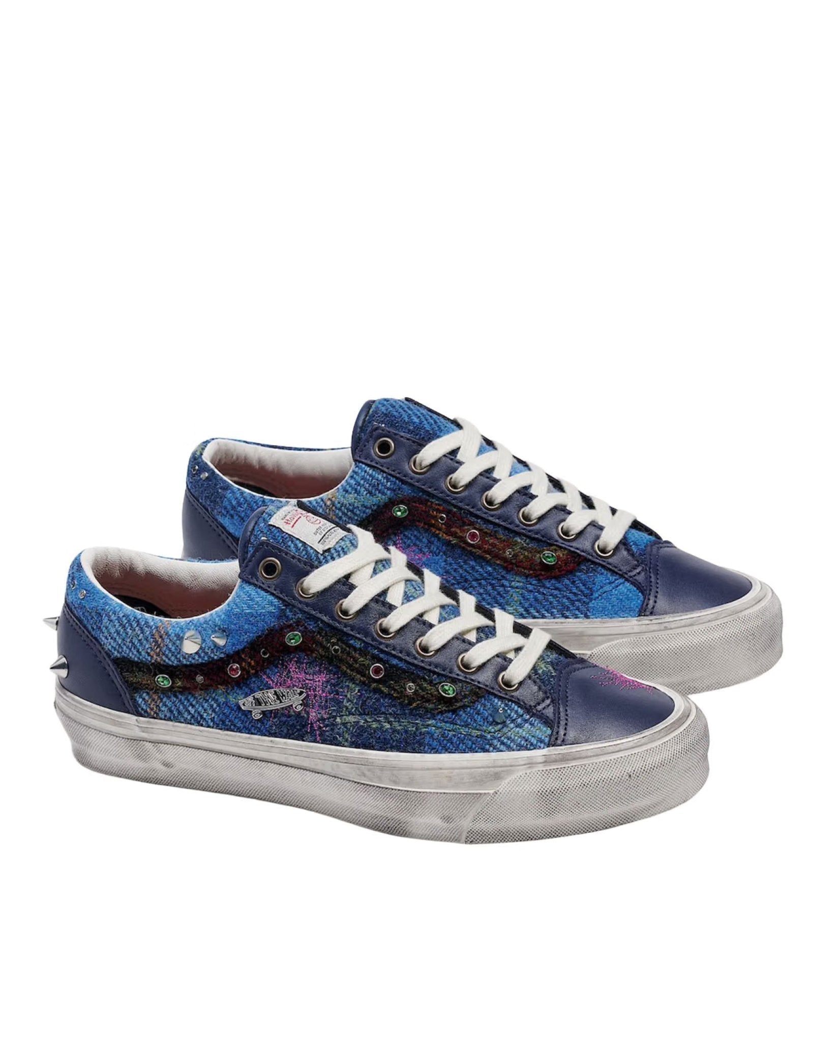 LX Old Skool 36 Harris Tweed Navy/Multi - LIKELIHOOD