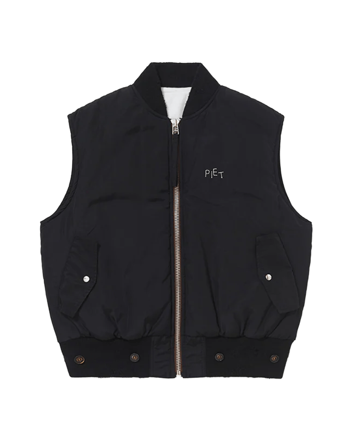 MA - 1 Distressed Vest Black - LIKELIHOOD