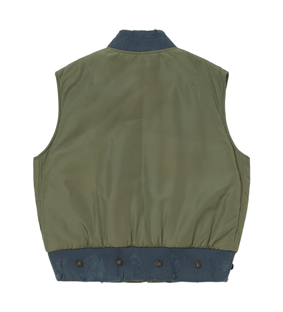 MA - 1 Distressed Vest Green - LIKELIHOOD
