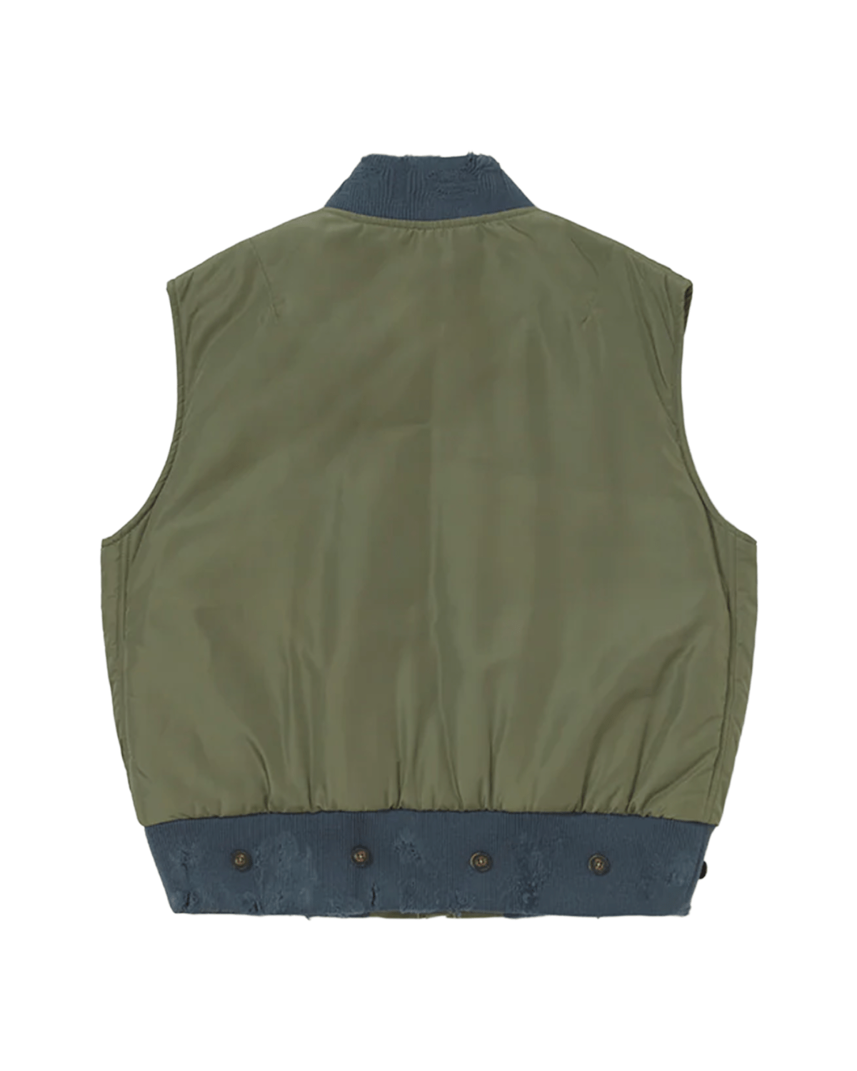 MA - 1 Distressed Vest Green - LIKELIHOOD