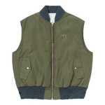 MA - 1 Distressed Vest Green - LIKELIHOOD