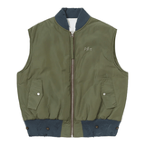 MA - 1 Distressed Vest Green - LIKELIHOOD