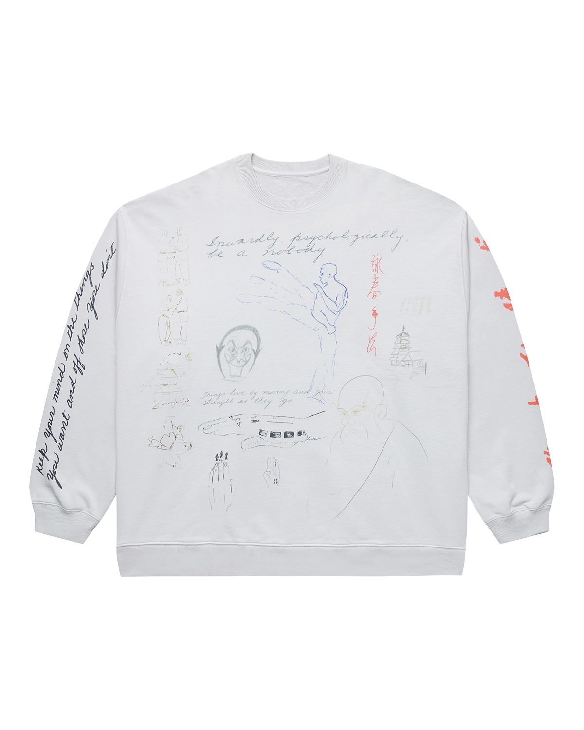 Meditations Oversized Crew Cement Corrosion - LIKELIHOOD