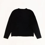 Merino Roll Neck Sweater Black - LIKELIHOOD