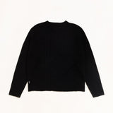 Merino Roll Neck Sweater Black - LIKELIHOOD